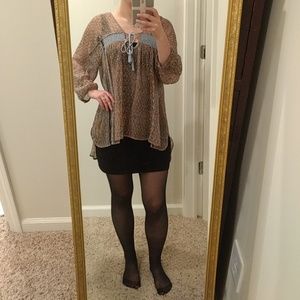 Super cute flowy oversized blouse